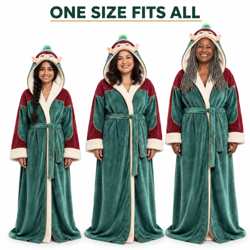 Grouchy Elf Heated Blanket Robe
